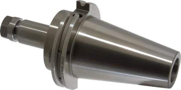 Accupro - 0.02" to 0.433" Capacity, 4.13" Projection, CAT50 Taper Shank, ER16 Collet Chuck - 0.0002" TIR, Through-Spindle & DIN Flange Coolant - Exact Industrial Supply