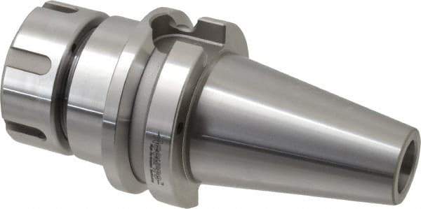 Accupro - 0.078" to 0.787" Capacity, 3.13" Projection, BT40 Taper Shank, ER32 Collet Chuck - 0.0002" TIR, Through-Spindle & DIN Flange Coolant - Exact Industrial Supply