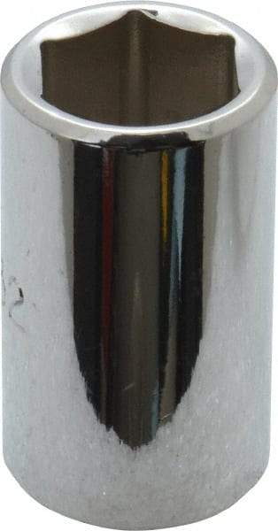 Proto - 19/32", 1/2" Drive, Standard Hand Socket - 6 Points, 1-1/2" OAL, Alloy Steel, Chrome Finish - All Tool & Supply