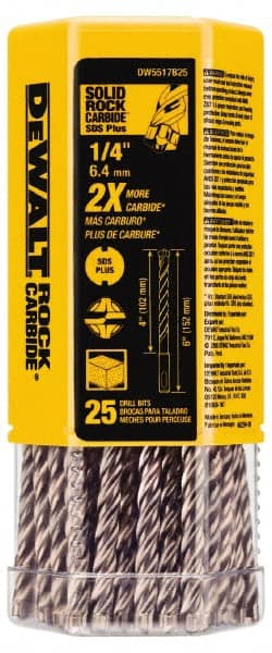 DeWALT - 5/16" Diam, SDS-Plus Shank, Carbide-Tipped Rotary & Hammer Drill Bit - All Tool & Supply