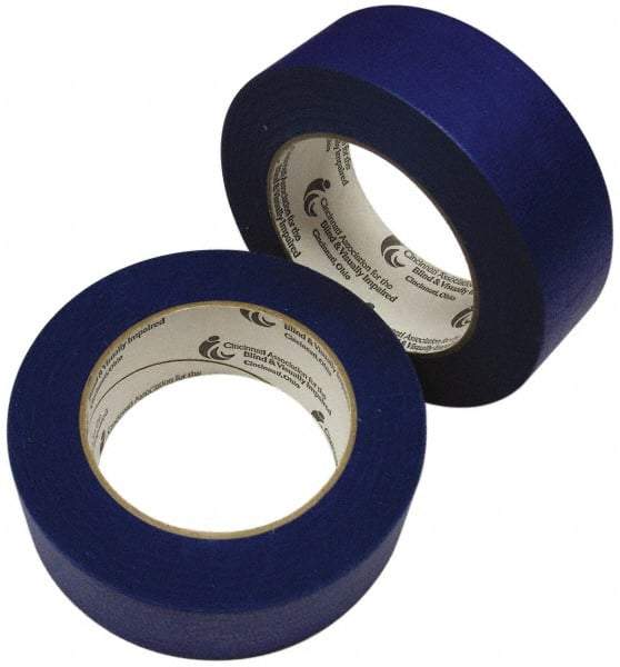 Ability One - 2" x 60 Yds Blue Duct Tape - 9 mil, Rubber Adhesive - All Tool & Supply