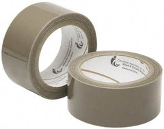 Ability One - 2" x 60 Yd Tan Hot Melt Adhesive Sealing Tape - Polypropylene Film Backing, 3.1 mil Thick - All Tool & Supply