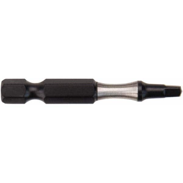 Power Screwdriver Bit: 1/4″ Hex Drive 2″ OAL, Alloy Steel