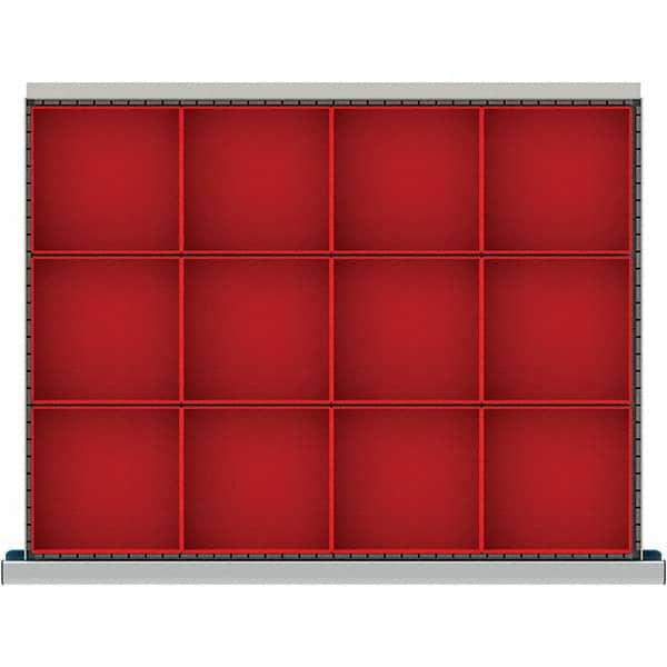 LISTA - 12-Compartment Drawer Divider Layout for 3.15" High Drawers - All Tool & Supply