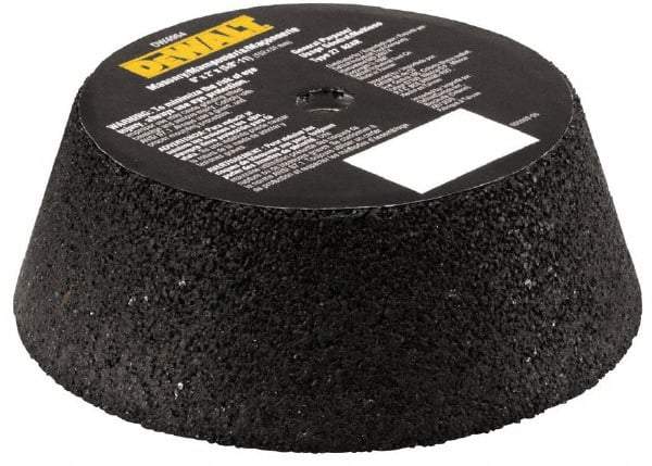 DeWALT - 6" Diam x 2" Thick, R Hardness, 16 Grit Surface Grinding Wheel - Aluminum Oxide/Silicon Carbide Blend, Type 11, Very Coarse Grade, 6,000 Max RPM, Metal Bond - All Tool & Supply