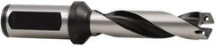 Allied Machine and Engineering - Series 1.5, 55/64 to 15/16" Diam, 1" Diam Straight Shank with Flange, Helical Flute Spade Drill - 6-5/8" Max Depth, 8-15/64" Body Length, 10-3/8" OAL, Standard Length, Through Coolant - All Tool & Supply