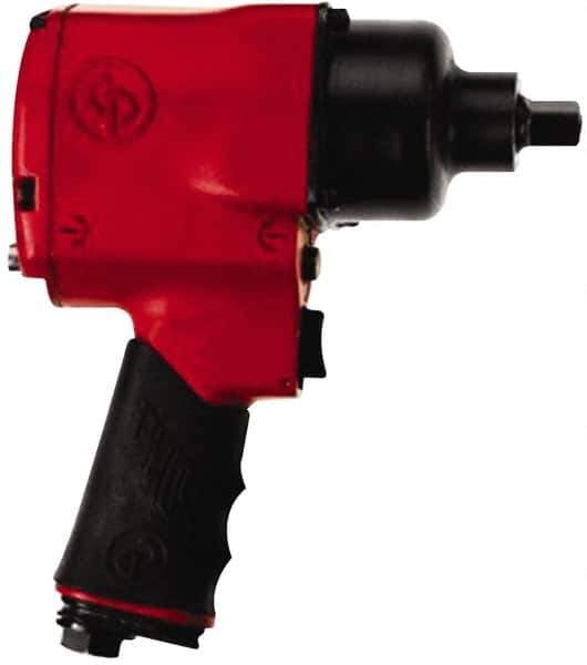 Chicago Pneumatic - 1/2" Drive, 6,400 RPM, 525 Ft/Lb Torque Impact Wrench - Pistol Grip Handle, 1,320 IPM, 25 CFM, 90 psi, 1/4" NPT Inlet - All Tool & Supply