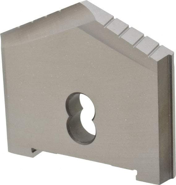 Allied Machine and Engineering - 2-11/16" Diam x 5/8" Thick, Seat Code D, 130° Included Angle Spade Drill Insert - Uncoated Powdered Metal, Powdered Metal, Series D - All Tool & Supply