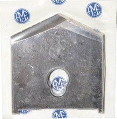 Allied Machine and Engineering - 3-1/16" Diam x 3/8" Thick, Seat Code F, 130° Included Angle Spade Drill Insert - Uncoated Powdered Metal, Powdered Metal, Series F - All Tool & Supply