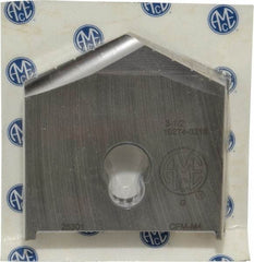 Allied Machine and Engineering - 3-1/2" Diam x 3/8" Thick, Seat Code G, 130° Included Angle Spade Drill Insert - Uncoated Powdered Metal, Powdered Metal, Series G - All Tool & Supply