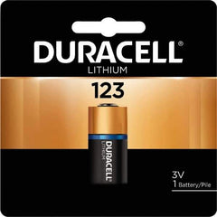 Duracell - Size 123A, Lithium, 6 Pack, Standard Battery - 3 Volts - All Tool & Supply