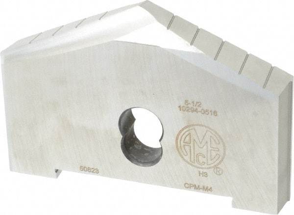 Allied Machine and Engineering - 5-1/2" Diam x 11/16" Thick, Seat Code H, 130° Included Angle Spade Drill Insert - Uncoated Powdered Metal, Powdered Metal, Series H - All Tool & Supply