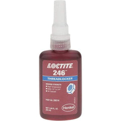 Loctite - 50 mL, Red, Medium Strength Threadlocker - Series 246 - All Tool & Supply