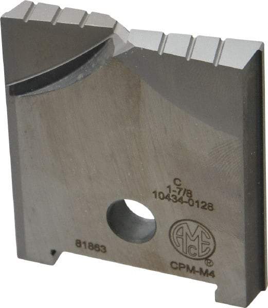 Allied Machine and Engineering - 1-7/8" Diam x 5/16" Thick, Seat Code C, Flat Bottom Spade Drill Insert - Uncoated Powdered Metal, Powdered Metal, Series C - All Tool & Supply