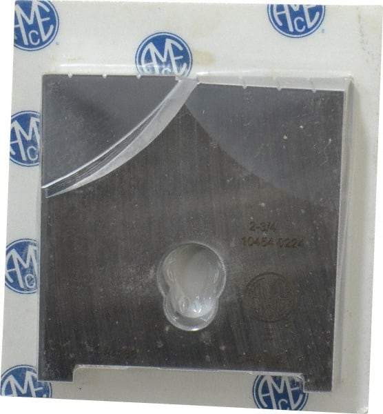 Allied Machine and Engineering - 2-3/4" Diam x 7/16" Thick, Seat Code E, Flat Bottom Spade Drill Insert - Uncoated Powdered Metal, Powdered Metal, Series E - All Tool & Supply