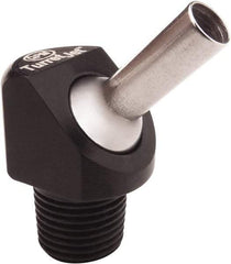 QPM Products - 0.16" ID x .50" L Coolant Hose Nozzle - 1/8" NPT, Use with CNC Lathes - All Tool & Supply