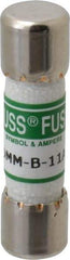 Cooper Bussmann - 1,000 VAC/VDC, 11 Amp, Fast-Acting General Purpose Fuse - 38.1mm OAL, 10mm Diam - All Tool & Supply