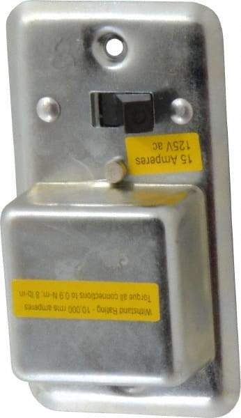 Cooper Bussmann - 125 VAC, Indicating Fuse Cover - For Use with 2-1/4 Inch Handy Boxes, FUSTAT Plug Fuses and FUSTRON Plug Fuses - All Tool & Supply