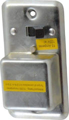 Cooper Bussmann - 125 VAC, Indicating Fuse Cover - For Use with 2-1/4 Inch Handy Boxes, FUSTAT Plug Fuses and FUSTRON Plug Fuses - All Tool & Supply