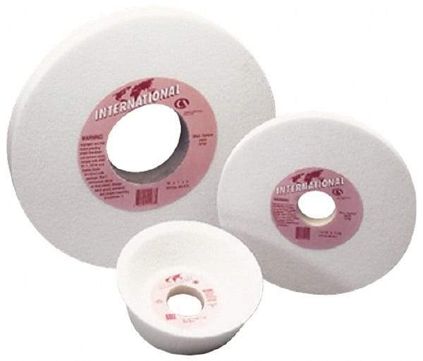 Camel Grinding Wheels - 14" Diam x 5" Hole x 1-1/2" Thick, H Hardness, 60 Grit Surface Grinding Wheel - Aluminum Oxide, Type 5, Medium Grade, 1,910 Max RPM, Vitrified Bond, One-Side Recess - All Tool & Supply