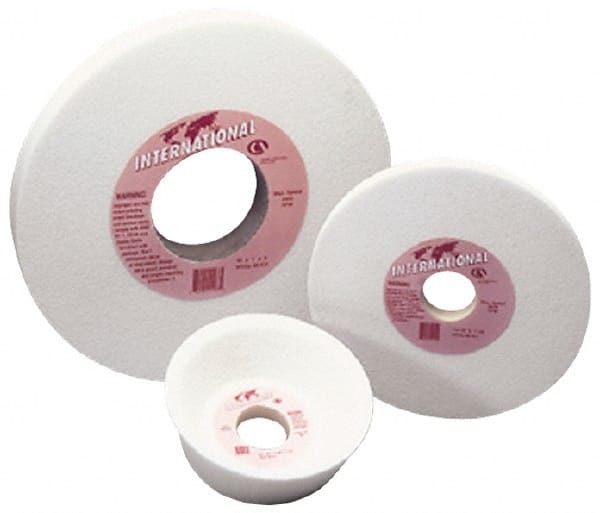 Grier Abrasives - 8" Diam x 1-1/4" Hole x 1/2" Thick, H Hardness, 60 Grit Surface Grinding Wheel - All Tool & Supply