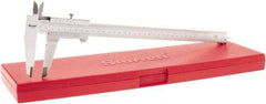 Starrett - 0 to 12" Stainless Steel Vernier Caliper - 0.02mm Graduation, 0.025 (Per 300mm)mm Accuracy - All Tool & Supply