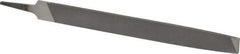 Nicholson - 12" Long, Smooth Cut, Mill American-Pattern File - Single Cut, 7/32" Overall Thickness, Tang - All Tool & Supply