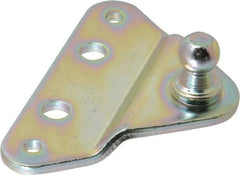 Value Collection - 0.39" Diam Yellow Zinc Offset Bracket - For Hydraulic Dampers & Gas Springs - All Tool & Supply