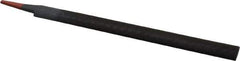 Simonds File - 10" Long, Smooth Cut, Half Round American-Pattern File - Double Cut, 9/32" Overall Thickness, Tang - All Tool & Supply