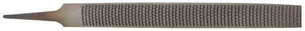 Nicholson - 8" Long x 29/32" Wide x 1/4" Thick Cabinet Half Round Rasp - Second Cut - All Tool & Supply