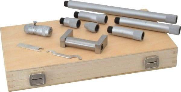 SPI - 2 to 20 Inch Range, Carbide Mechanical Inside Tubular Micrometer - 0.001 Inch Graduation, 0.0001 Inch Accuracy - All Tool & Supply