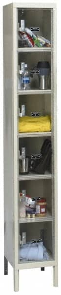 Hallowell - 6 Door, 6 Tier, Safety-View Plus Box Lockers - All Tool & Supply