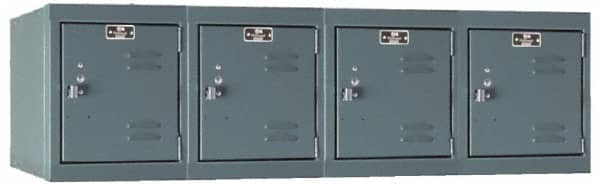 Hallowell - 4 Door, 4 Horizontal Tier, Premium Box Lockers - All Tool & Supply