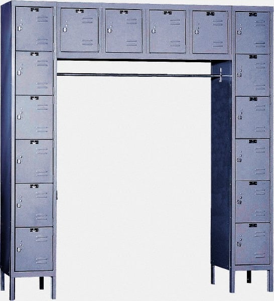 Hallowell - 16 Door, 16 Tier, Premium Box Lockers - All Tool & Supply