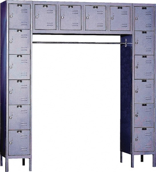 Hallowell - 16 Door, 16 Tier, Premium Box Lockers - All Tool & Supply