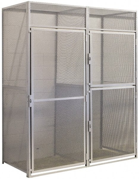 Hallowell - 36" Wide x 90" High, Locker Back Panel for Bulk Storage Lockers - All Tool & Supply