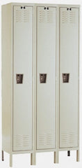 Hallowell - 3 Door, 1 Tier, Premium Wardrobe Lockers - All Tool & Supply