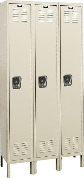 Hallowell - 3 Door, 1 Tier, Premium Wardrobe Lockers - All Tool & Supply