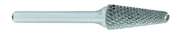 SL-2 -- 5/16 x 7/8 LOC x 1/4 Shank x 2 OAL 14 Degree Included Angle Carbide Medium Tough Cut Burr - All Tool & Supply