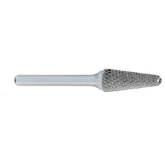 ‎SL-1 -1/4 × 5/8 LOC × 1/4 Shank × 2 OAL 14 Degree Included Angle Carbide Medium Tough Cut Burr - All Tool & Supply