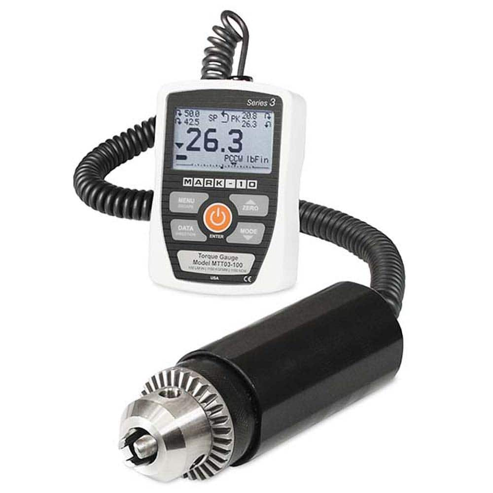 Mark-10 - Digital Tension & Compression Force Gages Capacity (N): 14.00 Capacity (kgf): 14.00 - All Tool & Supply