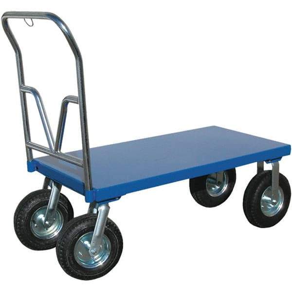 Vestil - 1,500 Lb Capacity Steel Platform Truck - Steel Deck, 24" OAW - All Tool & Supply