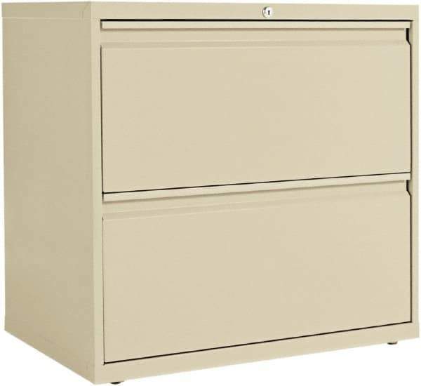 ALERA - 30" Wide x 28-3/8" High x 19-1/4" Deep, 2 Drawer Lateral File - Steel, Putty - All Tool & Supply