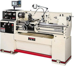 Jet - 14" Swing, 36-7/8" Between Centers, 230 Volt, Single Phase Bench Lathe - 2 hp, 70 to 1,900 RPM Spindle Speed, 2" Spindle Bore Diam, 76-13/32" OAL x 29-29/32" OAH x 59-13/16" Overall Depth - All Tool & Supply