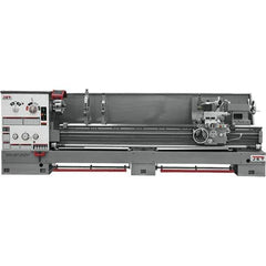 Jet - 26" Swing, 120" Between Centers, 230 Volt, Triple Phase Engine Lathe - 6MT Taper, 10 hp, 40 to 1,800 RPM, 4-1/8" Bore Diam, 46" Deep x 75" High x 182" Long - All Tool & Supply