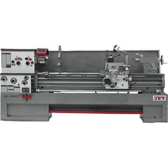 Jet - 18" Swing, 80" Between Centers, 230 Volt, Triple Phase Engine Lathe - 7MT Taper, 7-1/2 hp, 25 to 1,800 RPM, 3-1/8" Bore Diam, 40" Deep x 49" High x 137" Long - All Tool & Supply