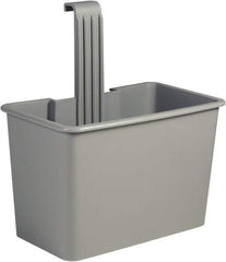 Unger - 8 Gal Polypropylene Side Bucket - Gray, For Use with SCFPG, COMBR, COMBG - All Tool & Supply