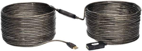 Tripp-Lite - 65' Long, USB A/A Computer Cable - Black, Male x Female - All Tool & Supply