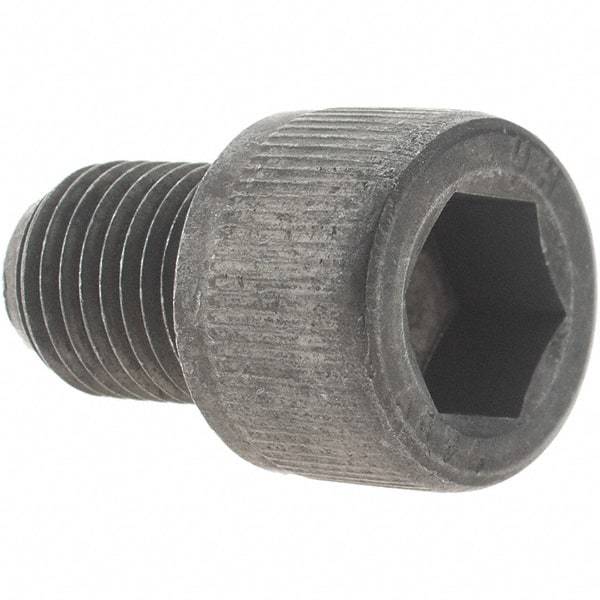 Value Collection - 3/8-24 UNF Hex Socket Drive, Socket Cap Screw - Alloy Steel, Black Oxide Finish, Fully Threaded, 1/2" Length Under Head - All Tool & Supply