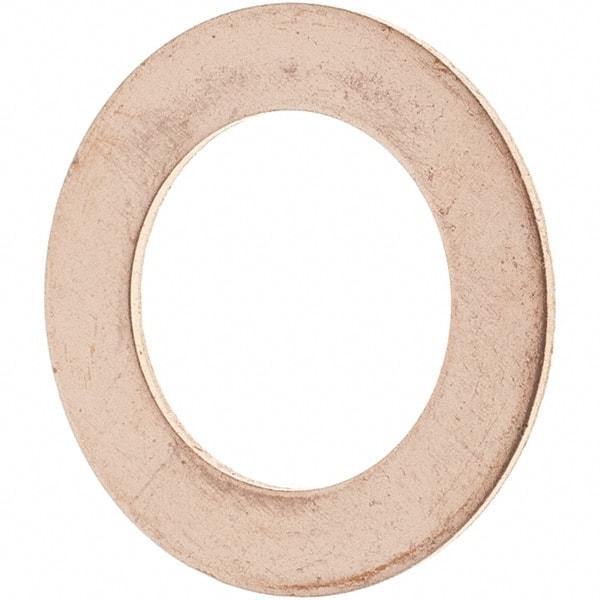 Value Collection - 1/2 SAE, 33/64" ID x 13/16" OD Oil Drain Plug Gasket - 1/32" Thick, Copper - All Tool & Supply